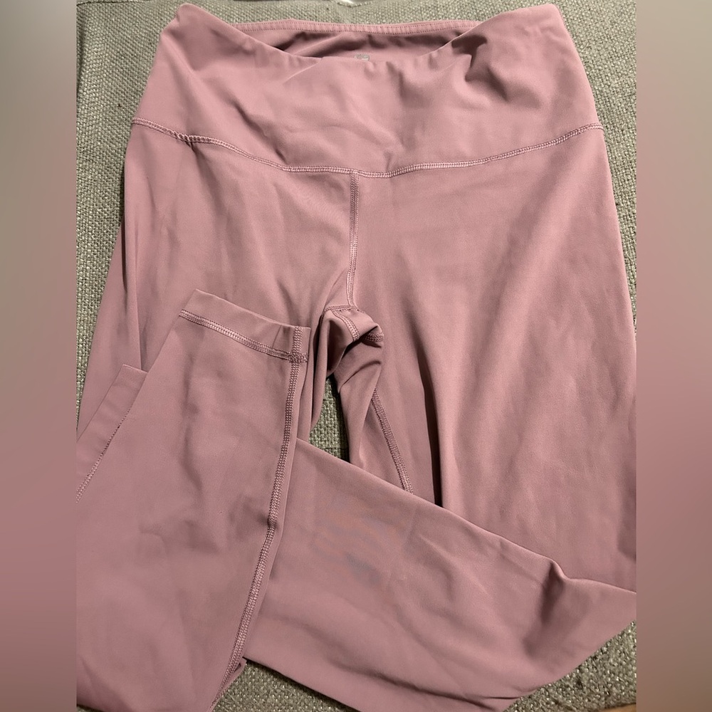 90 Degree By Reflex Dusty Pink High-Waist Leggings